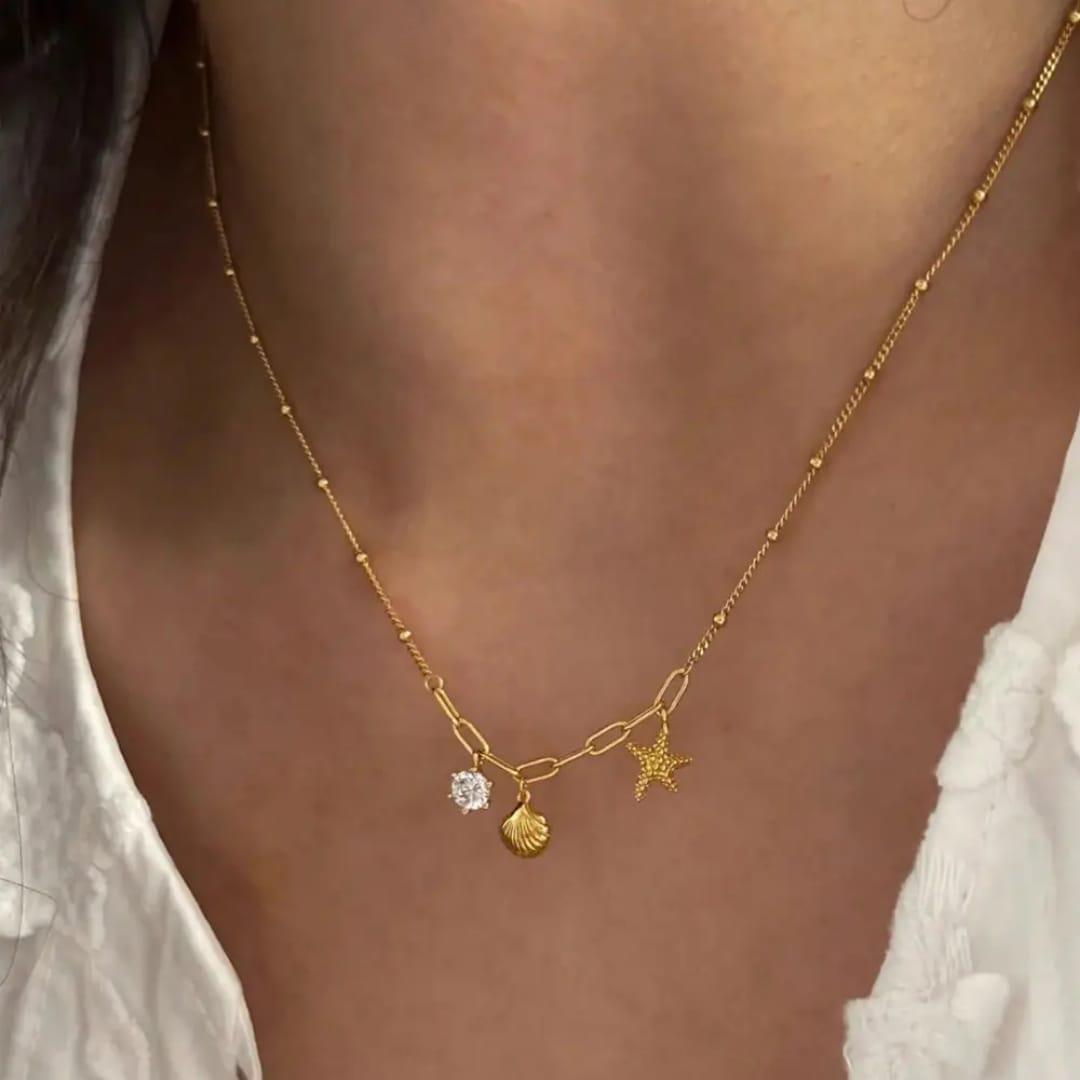 Coast & Crystal Necklace