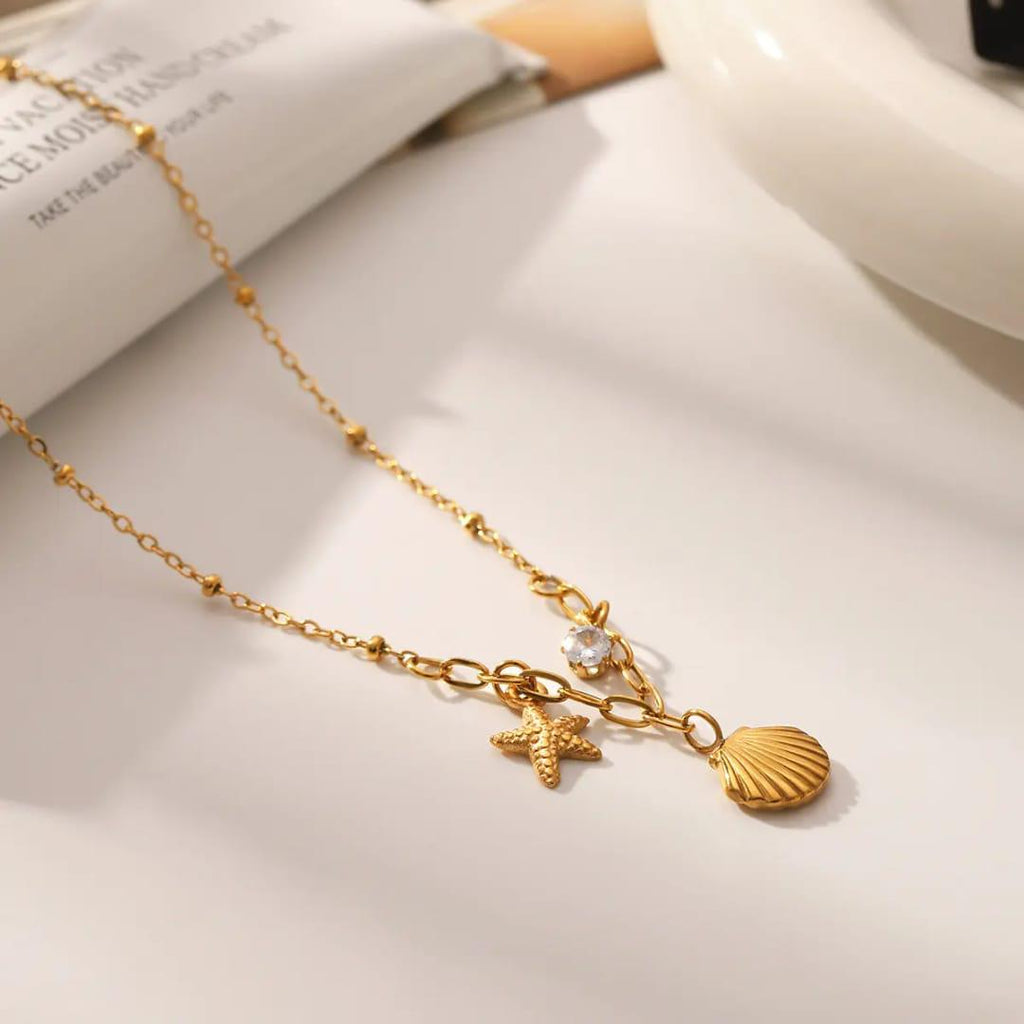 Coast & Crystal Necklace