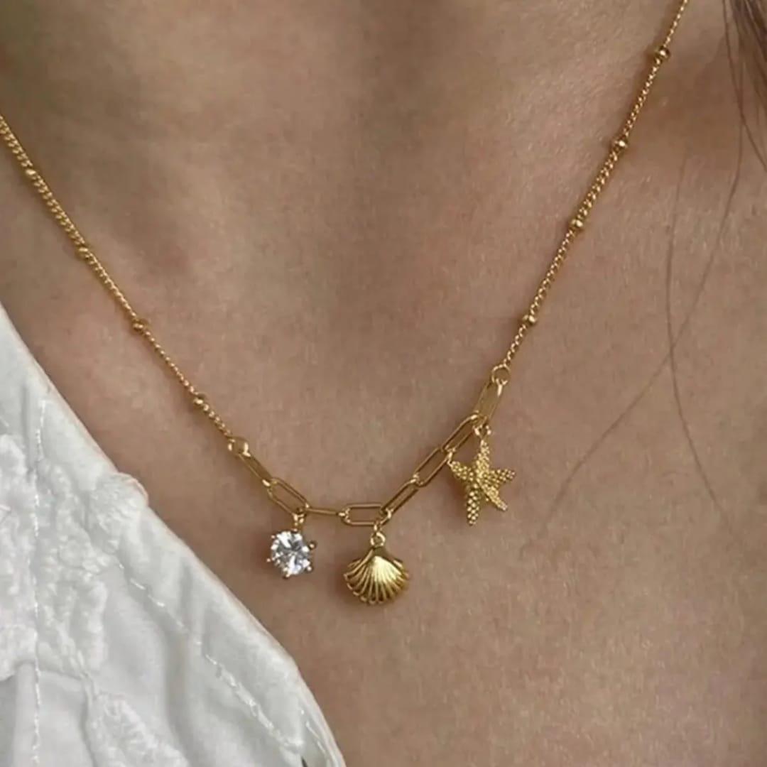 Coast & Crystal Necklace