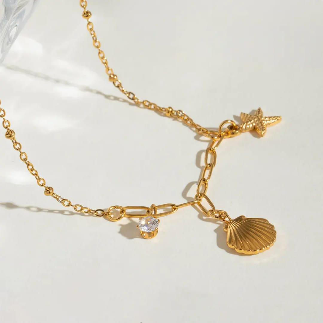 Coast & Crystal Necklace