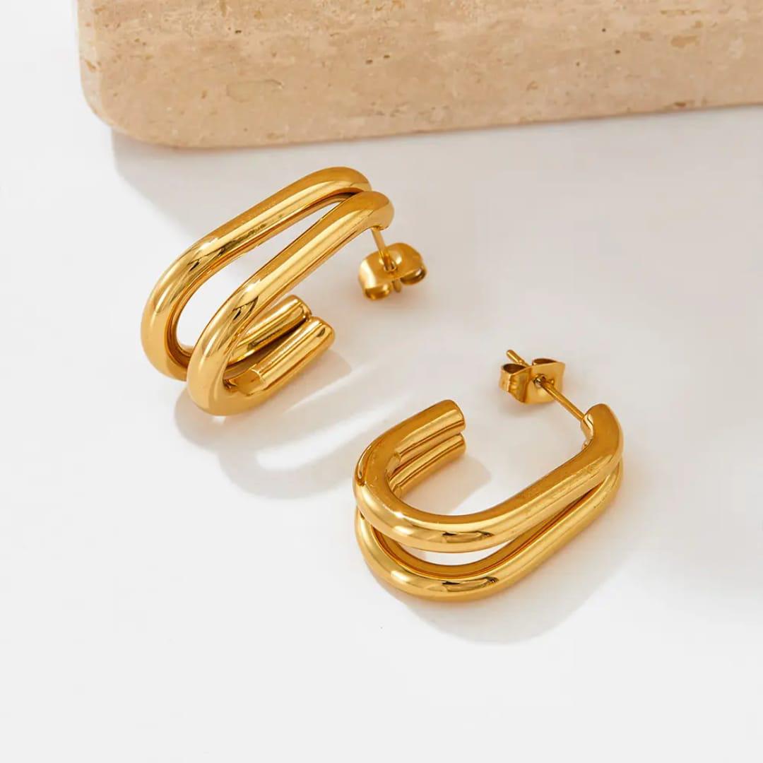 Duo Curve Earrings