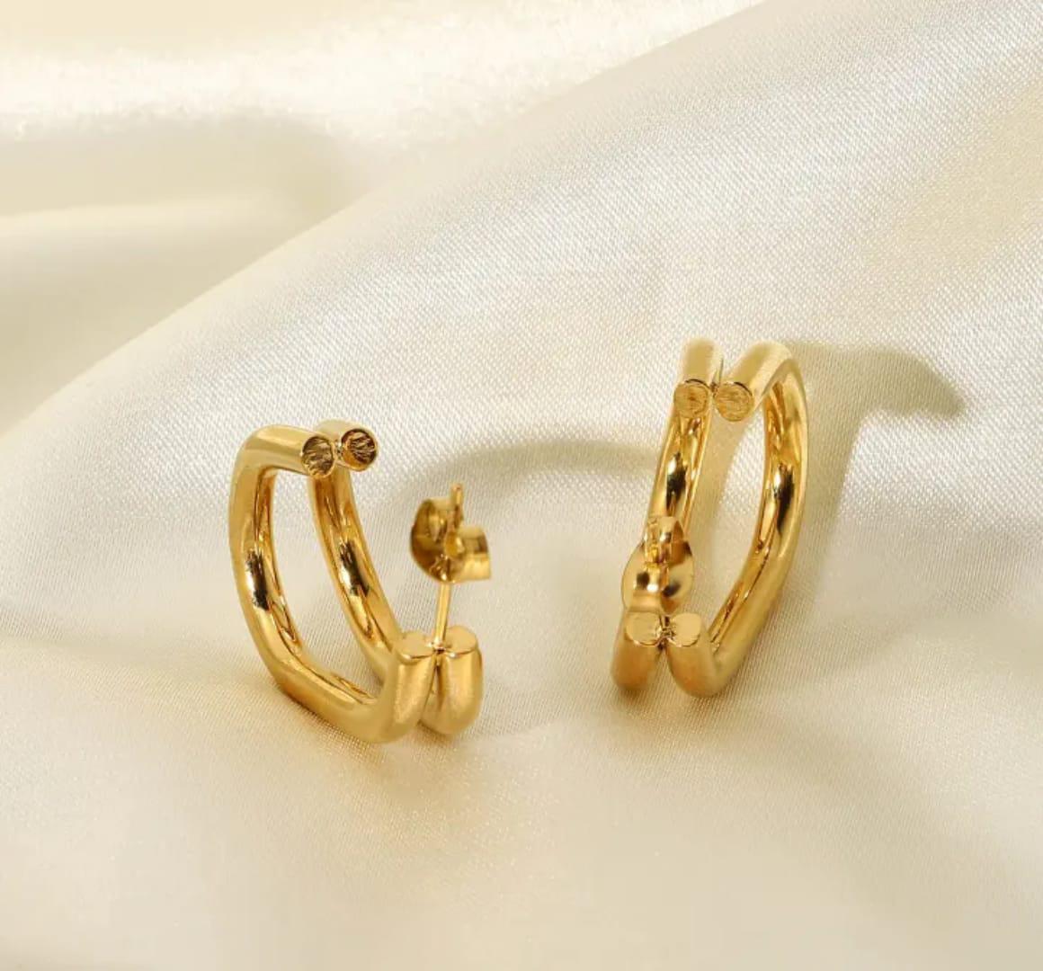 Duo Curve Earrings
