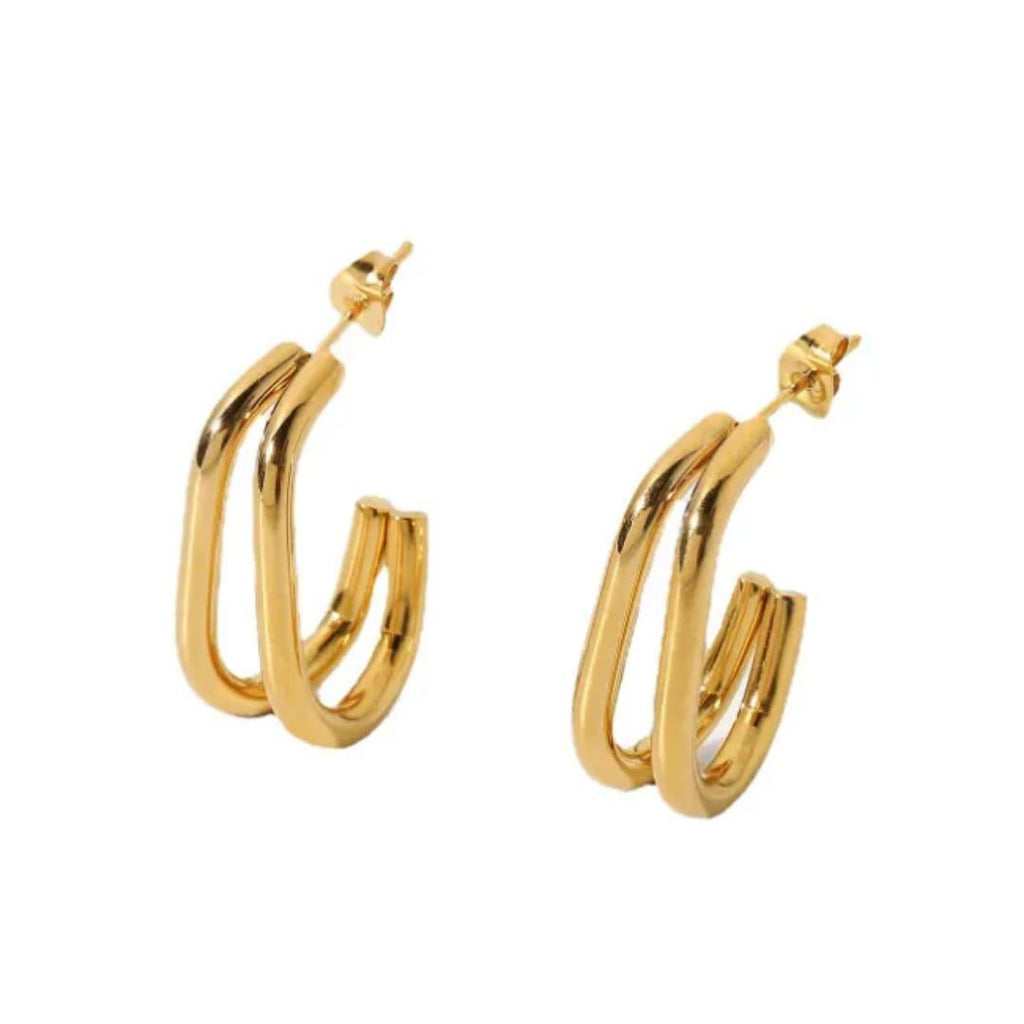 Duo Curve Earrings