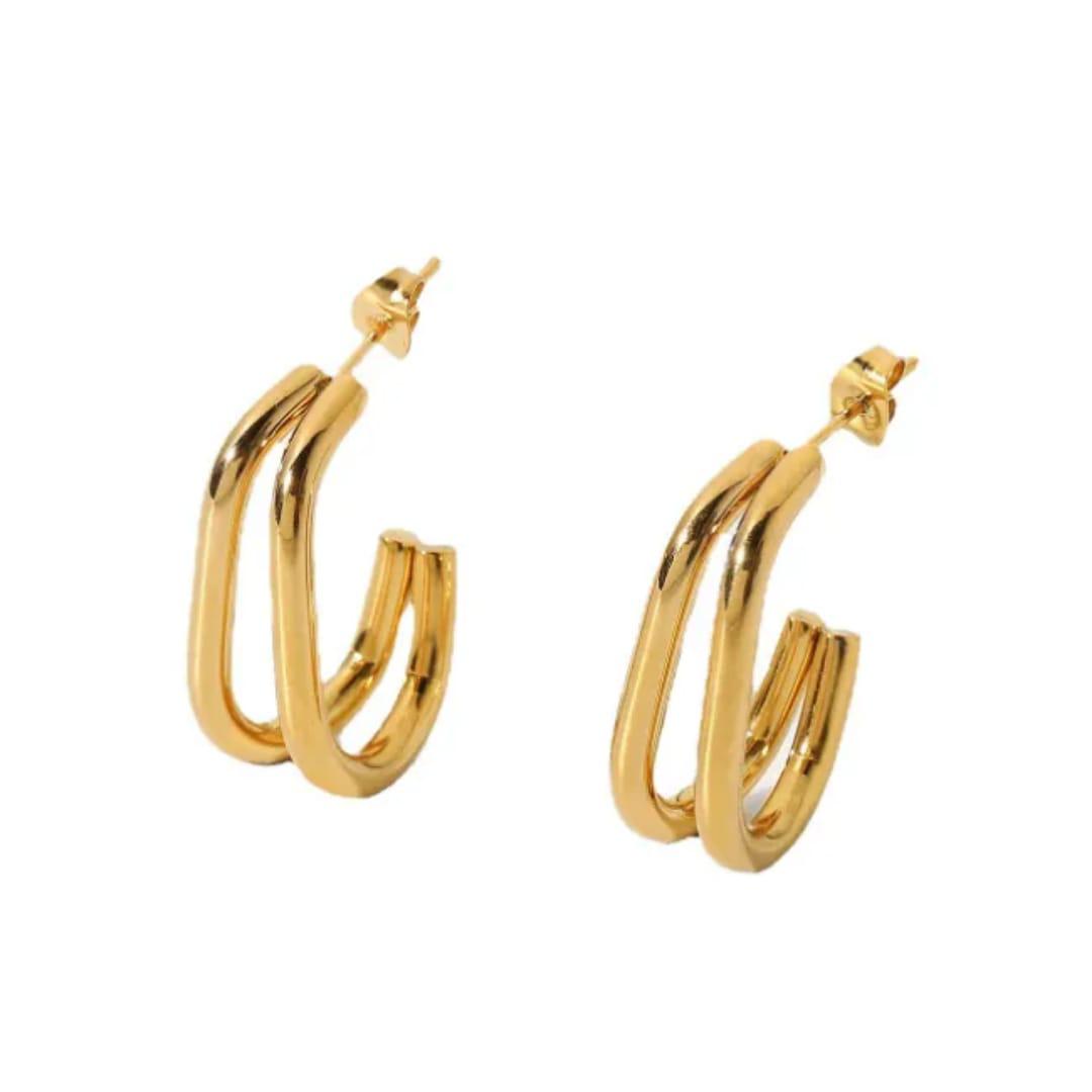 Duo Curve Earrings