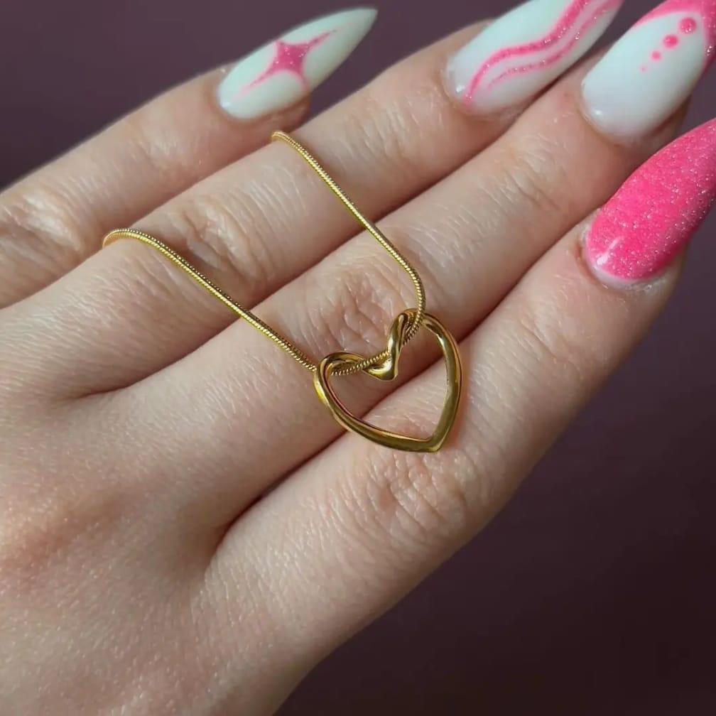 Unsent Heart Necklace